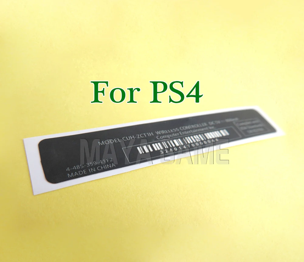 Для корпуса контроллера Playstation 4 PS4 Slim Black Back Mark Tag Paste Sticker Label Seals OEM 20 шт./лот|lot|lot lotlot