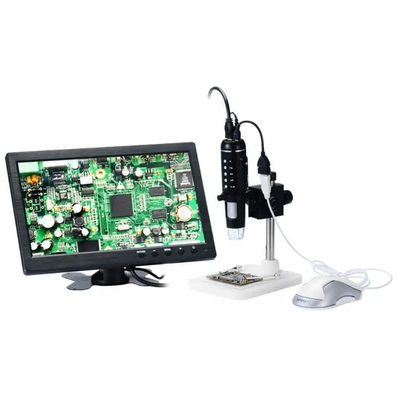 Mouse Control 5.0MP 1000X 1080P Microscope HDMI Digital USB Endoscope Camera Magnifier for Electronic BGA SMT Phone Gadgets
Mouse Control 5.0MP 1000X 1080P Microscope HDMI Digital USB Endoscope Camera Magnifier for Electronic BGA SMT Phone Gadgets