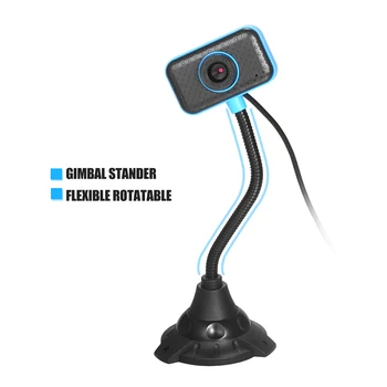 HD Webcam USB Desktop Laptop Camera Mini Plug and Play Video Calling Computer Camera Built-in Noise Reduce Mic Flexible Stander
HD Webcam USB Desktop Laptop Camera Mini Plug and Play Video Calling Computer Camera Built-in Noise Reduce Mic Flexible Stander