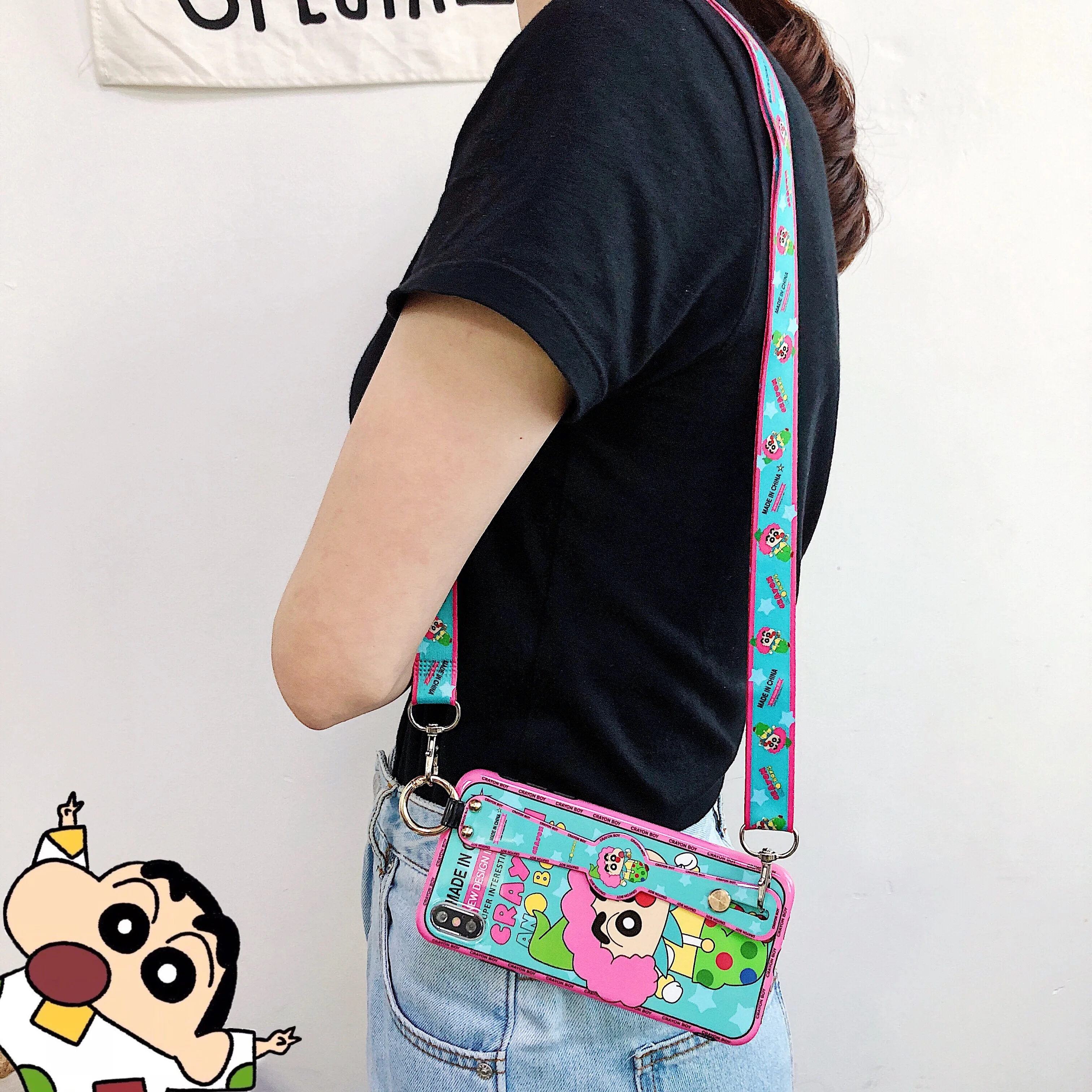 Cartoon Crayon Shin-chan Phone case Wrist Strap carry Rope for iPhone 6 6s 7 8 Plus X XR XS XSMAX Soft TPU Cover
Cartoon Crayon Shin-chan Phone case Wrist Strap carry Rope for iPhone 6 6s 7 8 Plus X XR XS XSMAX Soft TPU Cover