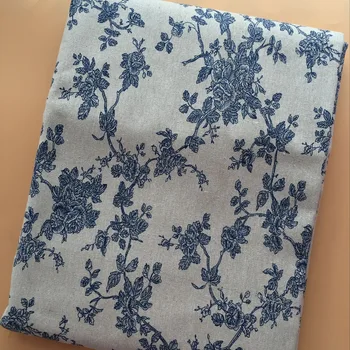 Linen Cotton Fabric Linen Printed Retro Blue Flower Used for Tablecloth Pillow Handmade DIY Production Tablecloth Cloth
Linen Cotton Fabric Linen Printed Retro Blue Flower Used for Tablecloth Pillow Handmade DIY Production Tablecloth Cloth