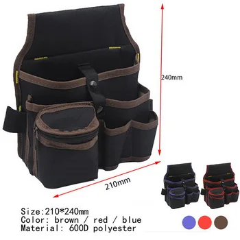 Adisputent Hardware Electrician Tool Bag Multi-purpose Waist Bag Wear-resistant Repair Kit Nylon M155586 
Adisputent Hardware Electrician Tool Bag Multi-purpose Waist Bag Wear-resistant Repair Kit Nylon M155586