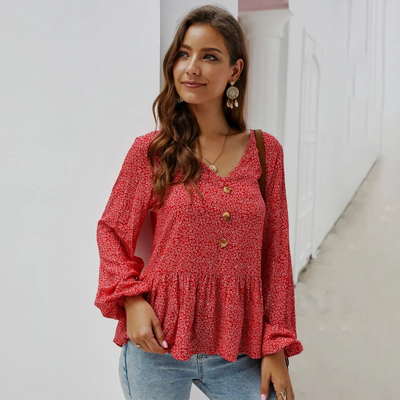 Women Blouses Tops Casual V neck Knitted Top Jumper Pullover Print Long Sleeve Shirt Blusas
Women Blouses Tops Casual V neck Knitted Top Jumper Pullover Print Long Sleeve Shirt Blusas