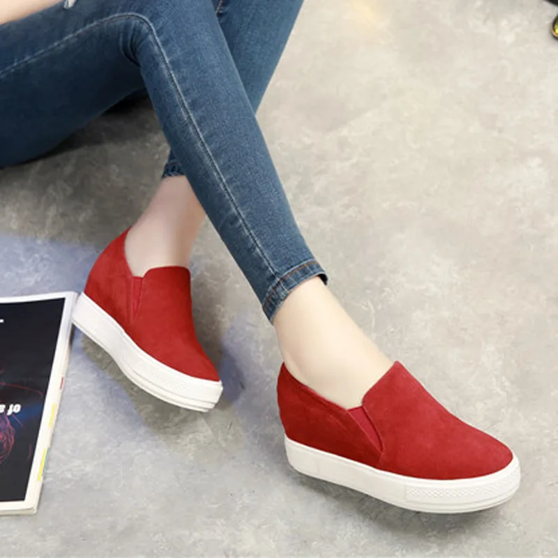2019 Autumn WOMEN'S Shoes New Style Leather Shoes Loafers Platform Heel in Elevator Shoes Flat Solid Color Casual Shoe Factory
2019 Autumn WOMEN'S Shoes New Style Leather Shoes Loafers Platform Heel in Elevator Shoes Flat Solid Color Casual Shoe Factory