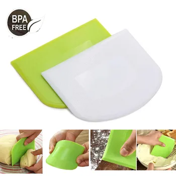 2 Pieces Dough Scraper Bowl Scraper Dough Cutter Flexible Plastic Scraper Practical Bench Scraper for Bread Dough Bakery Tools
2 Pieces Dough Scraper Bowl Scraper Dough Cutter Flexible Plastic Scraper Practical Bench Scraper for Bread Dough Bakery Tools