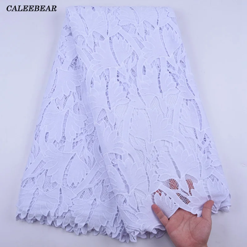 New Pure White African Lace Fabric 2020 High Quality Water Soluble Guipure Cord Lace Fabric Nigerian Wedding Lace Material S2026
New Pure White African Lace Fabric 2020 High Quality Water Soluble Guipure Cord Lace Fabric Nigerian Wedding Lace Material S2026