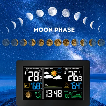 Wireless Weather Station Temperature Humidity Sensor Color LCD Monitor Outdoor Temperature Humidity Sensor
Wireless Weather Station Temperature Humidity Sensor Color LCD Monitor Outdoor Temperature Humidity Sensor