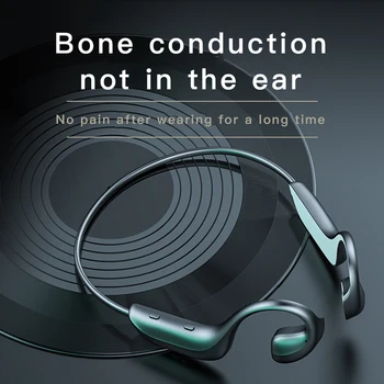 Bone Conduction Headphones TWS 5.0 Bluetooth Wireless Sports Earphone Stereo Ear Hook Headset Hands-free with Microphone EJ002H
Bone Conduction Headphones TWS 5.0 Bluetooth Wireless Sports Earphone Stereo Ear Hook Headset Hands-free with Microphone EJ002H
