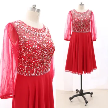 MACloth Burgundy Short O Neck Knee-Length Midi Crystal Tulle Prom Dresses Dress L 267684 Clearance
MACloth Burgundy Short O Neck Knee-Length Midi Crystal Tulle Prom Dresses Dress L 267684 Clearance