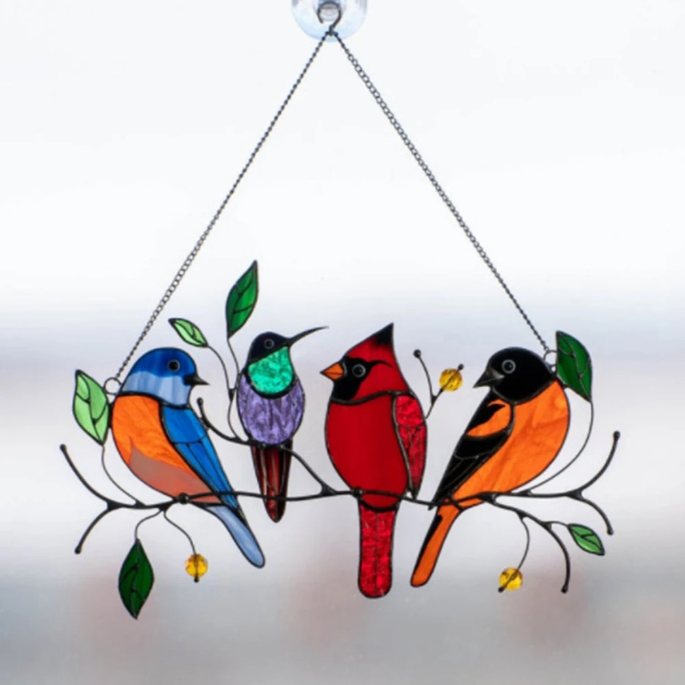Подарки с птицами разноцветная Подвеска для украшения дома декоративные прочные