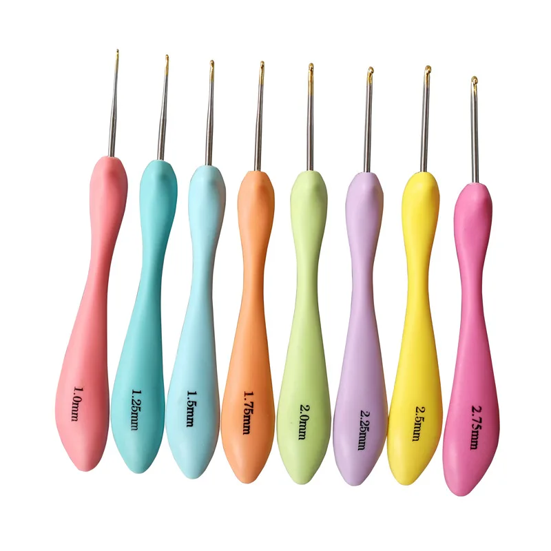 8 Pcs/Set Crochet Hooks Knitting Needles Ergonomic Crochet Hook Sets Weave Yarn DIY Handmade Tools Kit Sewing Tools
8 Pcs/Set Crochet Hooks Knitting Needles Ergonomic Crochet Hook Sets Weave Yarn DIY Handmade Tools Kit Sewing Tools