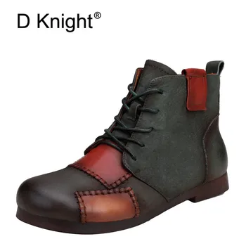 Autumn Winter Ankle Motorcycle Boots For Woman Genuine Leather Retro Polished Casual Soft Flats Shoes Woman Western Short Boots 
Autumn Winter Ankle Motorcycle Boots For Woman Genuine Leather Retro Polished Casual Soft Flats Shoes Woman Western Short Boots