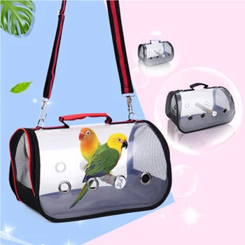 Portable Transparent Travel Birds Cage Lightweight Breathable Birdcage Single Shoulder Bag YU-Home 
Portable Transparent Travel Birds Cage Lightweight Breathable Birdcage Single Shoulder Bag YU-Home