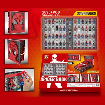 New MOC Iron Man Collections Book Fit Lepinings Marvel Avengers Batman Building Blocks Bricks Figures Toys SY1361 Christams Gift
New MOC Iron Man Collections Book Fit Lepinings Marvel Avengers Batman Building Blocks Bricks Figures Toys SY1361 Christams Gift