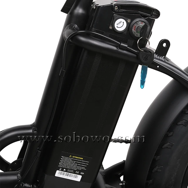 Excellent 2019 Sobowo SF2 20*4.0inch Fat Tire Aluminum Alloy folding electric bicycle 2