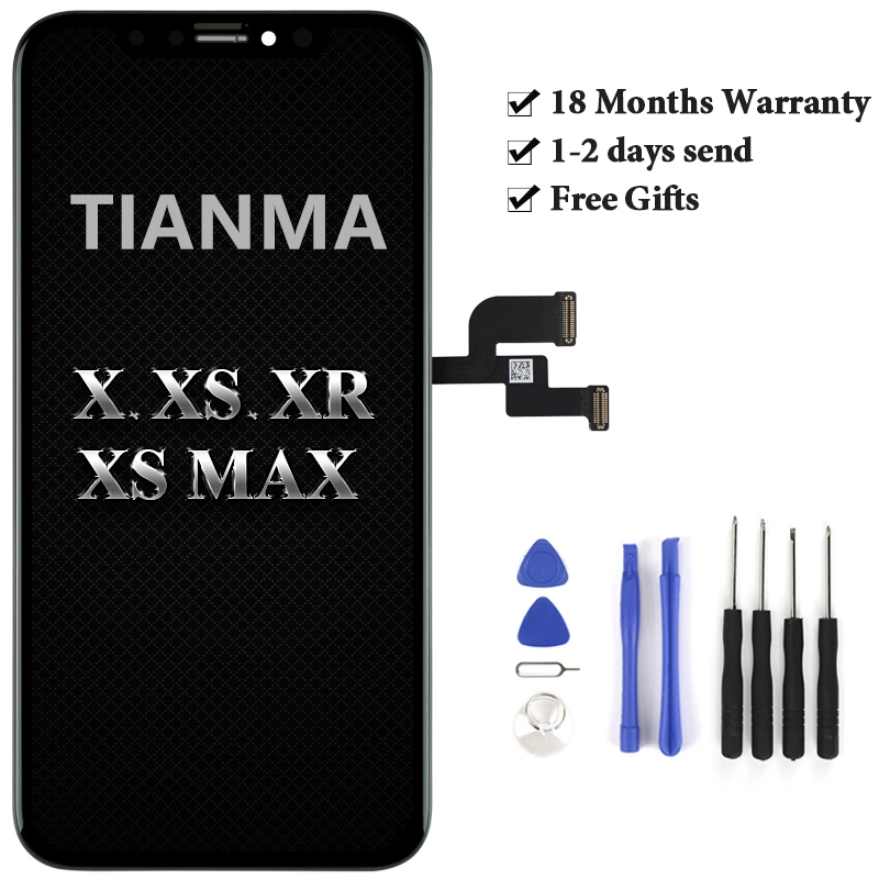 Hot For mobile phone screen for iPhone X XS XR LCD display TIANMA Assembly Replacement 100% test no dead pixel replacement
Hot For mobile phone screen for iPhone X XS XR LCD display TIANMA Assembly Replacement 100% test no dead pixel replacement