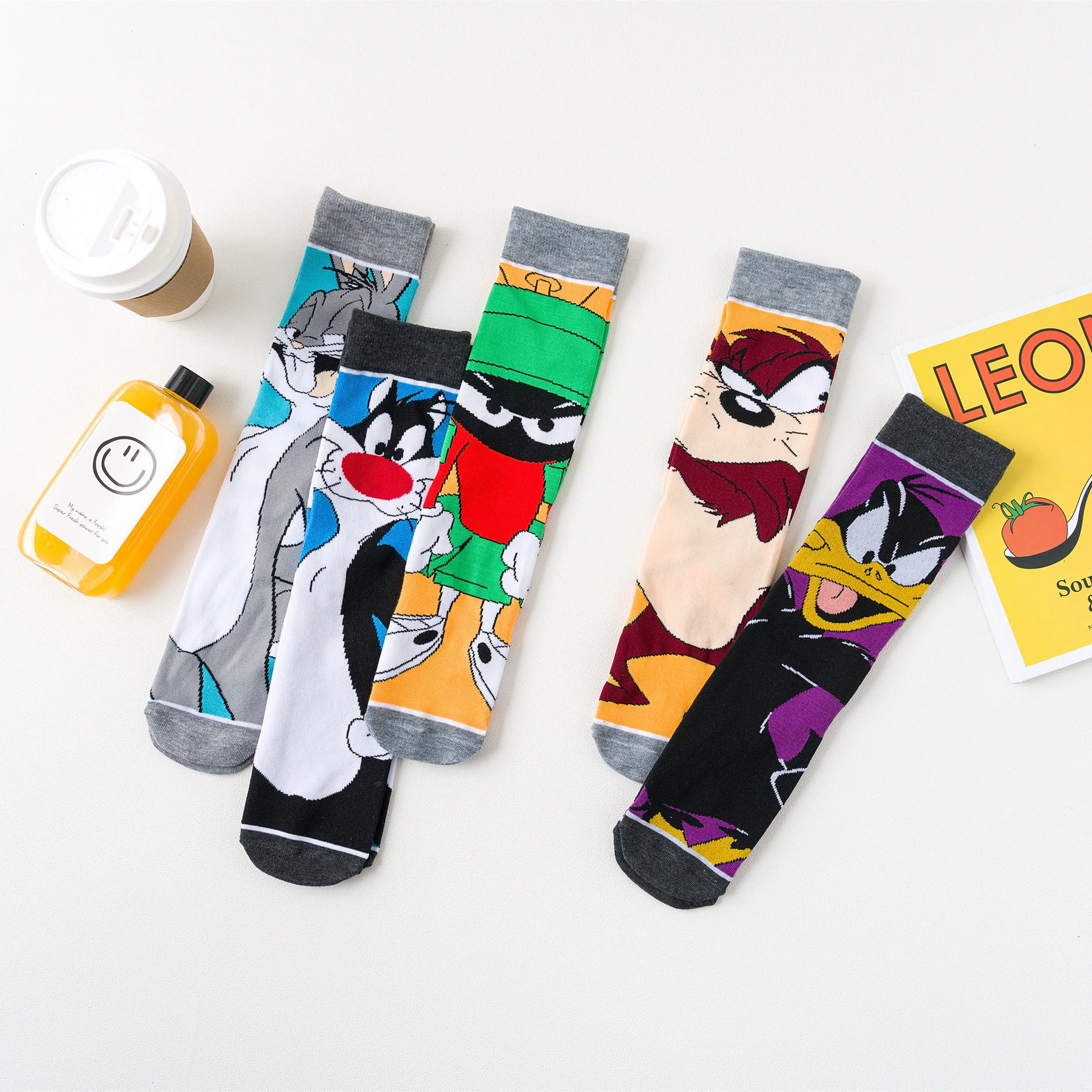 Men Women Hosiery Tube Socks Pattern Rabbit Duck Dog Mouse Funny Cartoon Street Style Stockings Cotton Long Socks Autumn Happy
Men Women Hosiery Tube Socks Pattern Rabbit Duck Dog Mouse Funny Cartoon Street Style Stockings Cotton Long Socks Autumn Happy