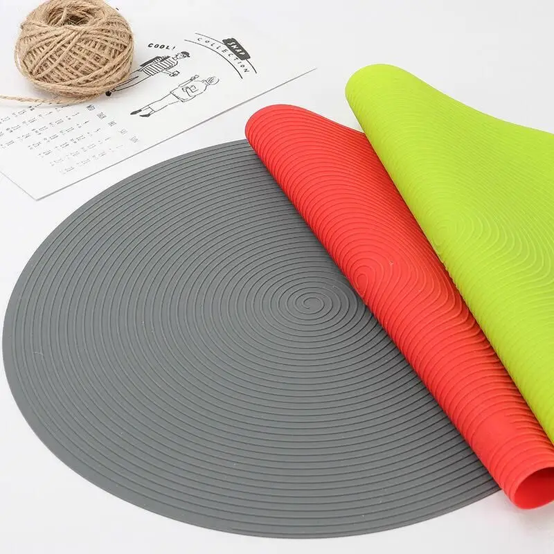 Round Silicone Heat Insulation Pad table mat Mats Pads Plastic Table Placemat Non-slip Mats Coffee Tea Place Mats Kitchen Decora
Round Silicone Heat Insulation Pad table mat Mats Pads Plastic Table Placemat Non-slip Mats Coffee Tea Place Mats Kitchen Decora