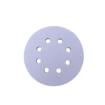 5 Inches 8-Hole Soft Sponge Interface Pad for Sanding Pads Hook&Loop Sanding Discs for Uneven Surface Polishing Power Tools