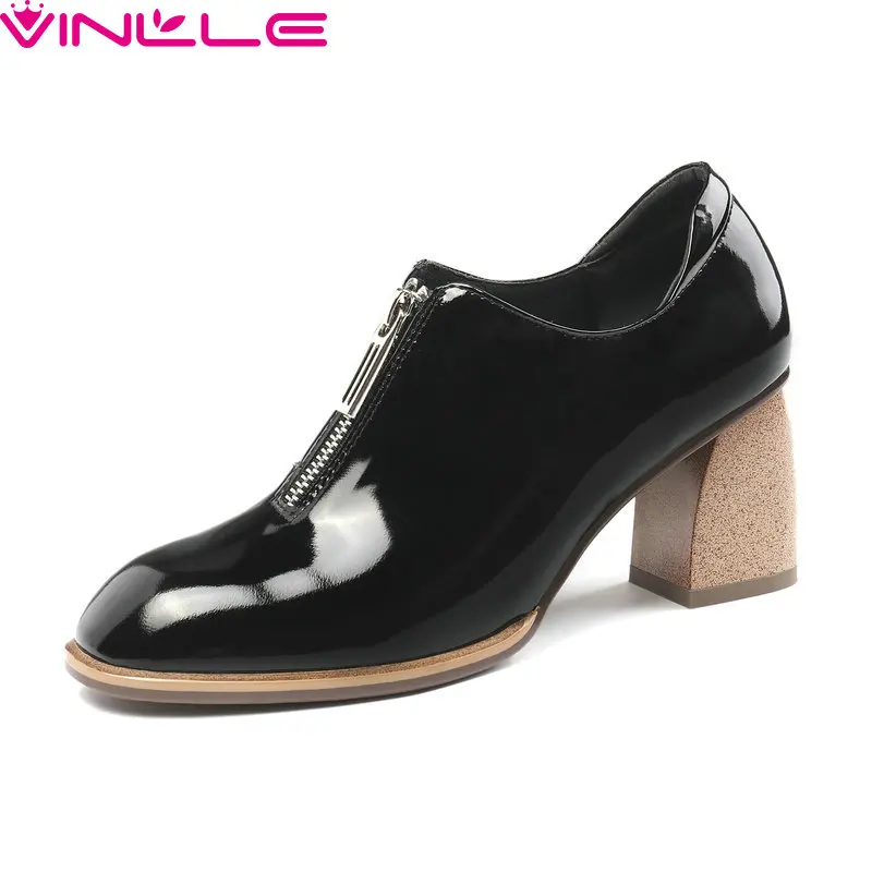 VINLLE 2019 Fashion Women Ankle Boots Zipper Genuine Leather Round Toe All Match Fashion Solid Basic Ladies Shoes Size 34-42
VINLLE 2019 Fashion Women Ankle Boots Zipper Genuine Leather Round Toe All Match Fashion Solid Basic Ladies Shoes Size 34-42