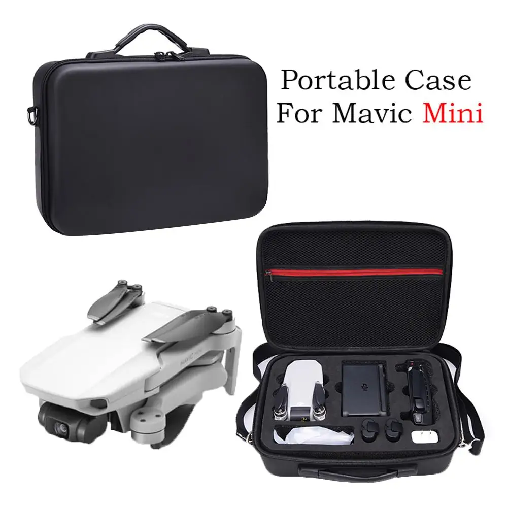 Drone Storage Bag for DJI Mavic Mini Carrying Case Handbag Waterproof Hard PU with Handle Two-way Zipper
Drone Storage Bag for DJI Mavic Mini Carrying Case Handbag Waterproof Hard PU with Handle Two-way Zipper