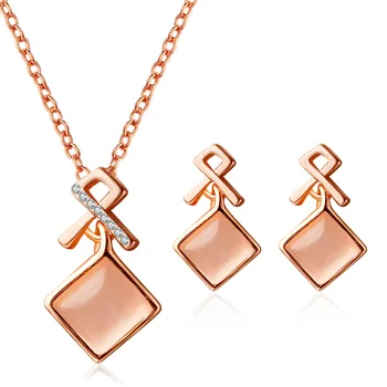 DSHOU45 Fashion Set Fashion Set Square red yellow crystal stone set Opal Stud Earrings Necklace Jewelry 2 Piece Set
DSHOU45 Fashion Set Fashion Set Square red yellow crystal stone set Opal Stud Earrings Necklace Jewelry 2 Piece Set
