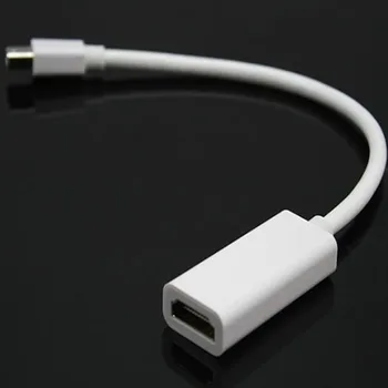 300pcs Mini DP to HDMI Adapter Cable Mini DisplayPort Thunderbolt Port Converter for Macbook Pro Air Projector Camera TV PC
300pcs Mini DP to HDMI Adapter Cable Mini DisplayPort Thunderbolt Port Converter for Macbook Pro Air Projector Camera TV PC