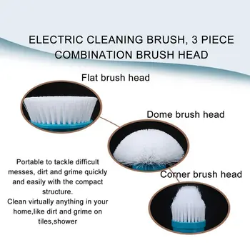 New Electric Scrubber Replacement Head Cleaning Brush Set Bathtub Tiles Floor Cleaner Brush 3 Brush Heads For Multi-Purpose Uses
New Electric Scrubber Replacement Head Cleaning Brush Set Bathtub Tiles Floor Cleaner Brush 3 Brush Heads For Multi-Purpose Uses