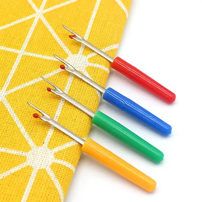 

High Quality Plastic Handle Steel Thread Cutter Seam Ripper Stitch Removal Knife Needle Arts Sewing Tools DIY Sewing Accessories