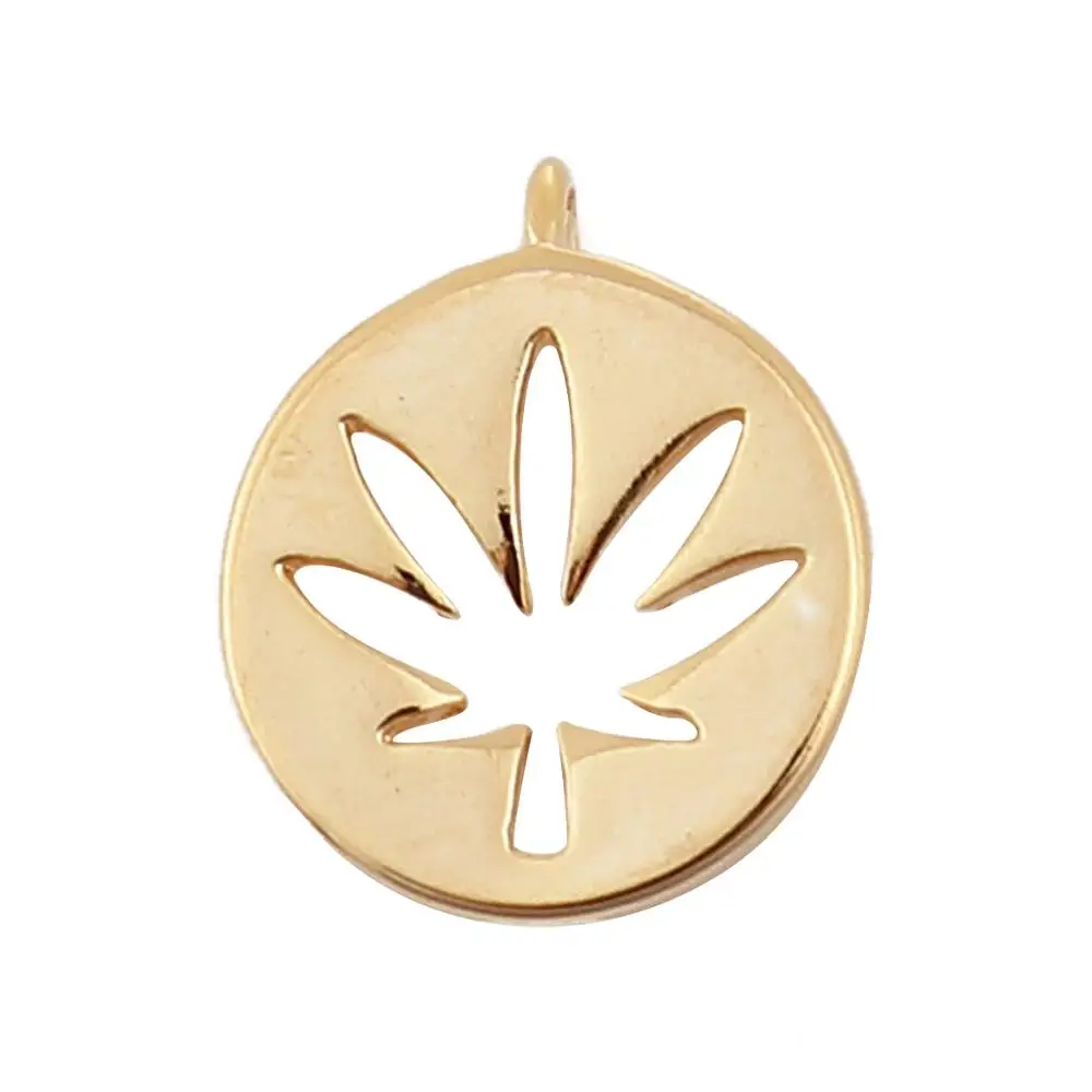 DoreenBeads Copper Charms Pendant Round Gold Color Maple Leaf Hollow Jewelry Accessories 12mm( 4/8") x 10mm( 3/8"), 5 PCs
DoreenBeads Copper Charms Pendant Round Gold Color Maple Leaf Hollow Jewelry Accessories 12mm( 4/8") x 10mm( 3/8"), 5 PCs