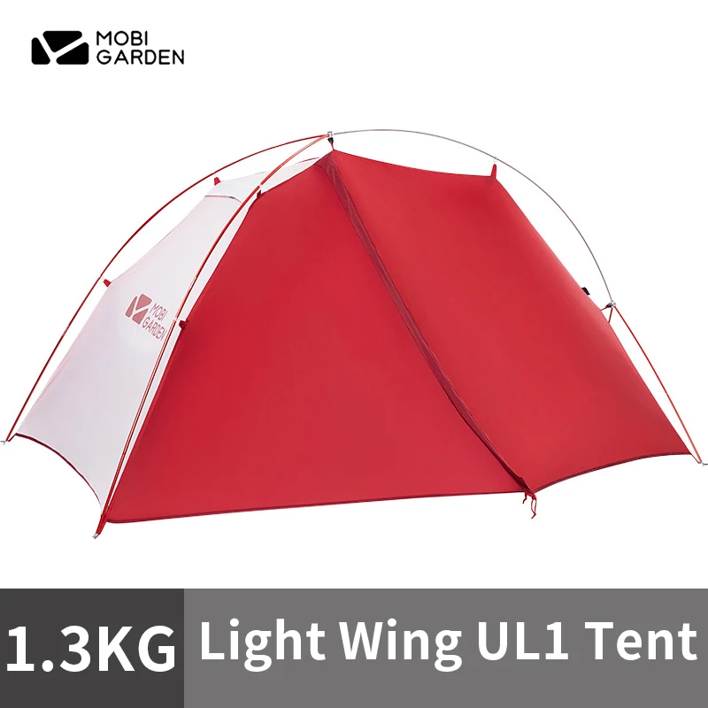 MOBI GARDEN 15D Light Wing UL1 Ultralight Tent 1.3KG Waterproof 2000mm 1 Person Tent DAC Aluminum Pole Easy to Build Outdoor
MOBI GARDEN 15D Light Wing UL1 Ultralight Tent 1.3KG Waterproof 2000mm 1 Person Tent DAC Aluminum Pole Easy to Build Outdoor
