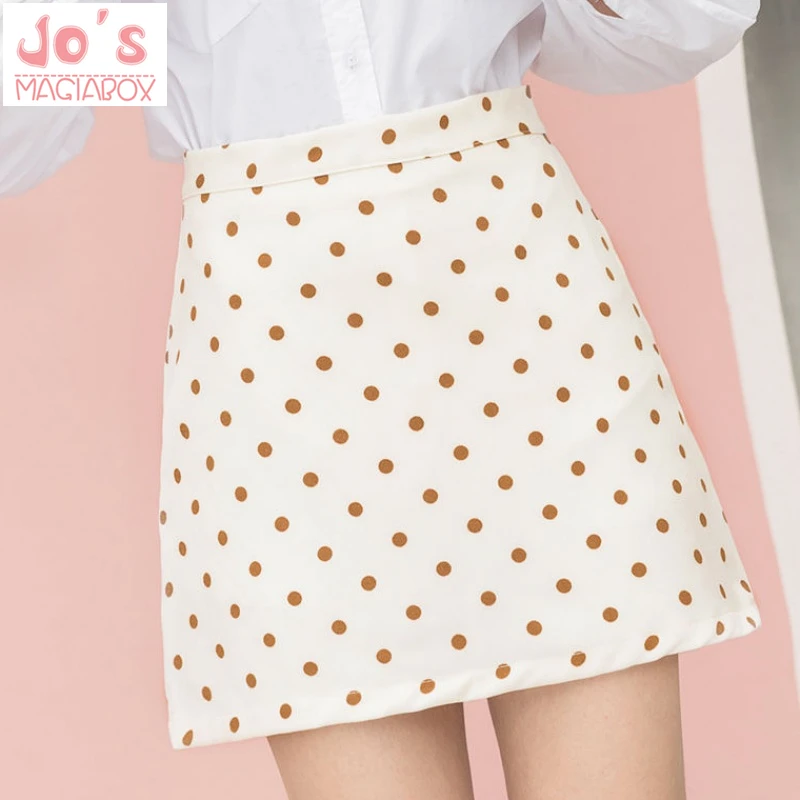 Summer Sweet Harajuku Casual Dot A-Line Women Skirt Cute High Waist Above Knee Korean Skirts UIzzang Ladies Vintage Shirt
Summer Sweet Harajuku Casual Dot A-Line Women Skirt Cute High Waist Above Knee Korean Skirts UIzzang Ladies Vintage Shirt