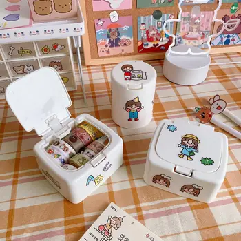 Mini Desktop Plastic Storage Box With Lid Lock Catch Cotton Swab Box Dust-Proof Bullet Window Sorting Boxes Free Random Stickers
Mini Desktop Plastic Storage Box With Lid Lock Catch Cotton Swab Box Dust-Proof Bullet Window Sorting Boxes Free Random Stickers