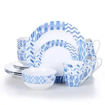 VEWEET BALA 16-Piece Porcelain Ceramic Dinnerware Tableware Plate Set with Dinner Plate,Dessert Plate,Cereal Bowl and 380ML Mug
VEWEET BALA 16-Piece Porcelain Ceramic Dinnerware Tableware Plate Set with Dinner Plate,Dessert Plate,Cereal Bowl and 380ML Mug
