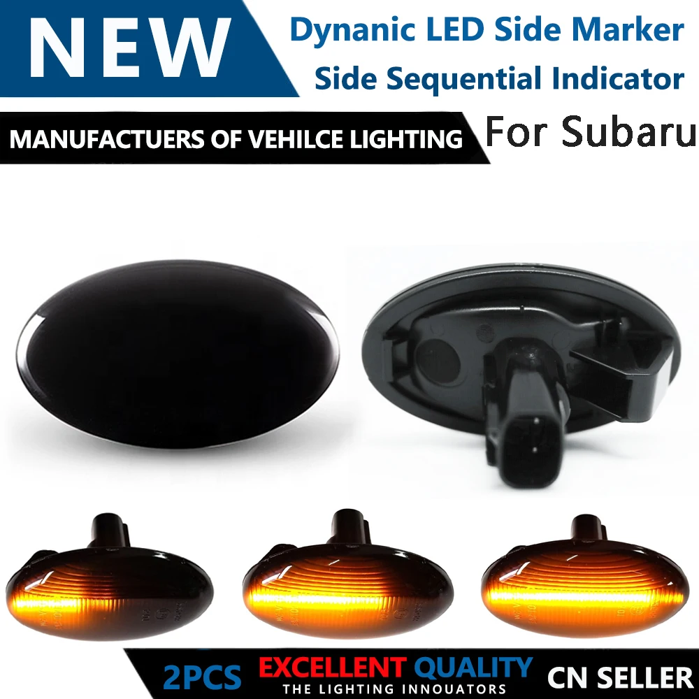 2Pcs Dynamic Led Side Marker Turn Signal Sequential scintillator Light For Subaru Forester Liberty lmpreza Wrx Sti 2002-2007
2Pcs Dynamic Led Side Marker Turn Signal Sequential scintillator Light For Subaru Forester Liberty lmpreza Wrx Sti 2002-2007