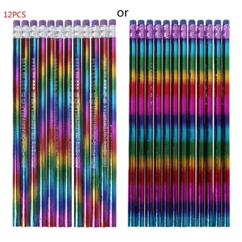 12Pcs Rainbow Pencil Wood Environmental Protection Bright Color HB Drawing Painting Pencils School Office Writing Pen Q6PA
12Pcs Rainbow Pencil Wood Environmental Protection Bright Color HB Drawing Painting Pencils School Office Writing Pen Q6PA
