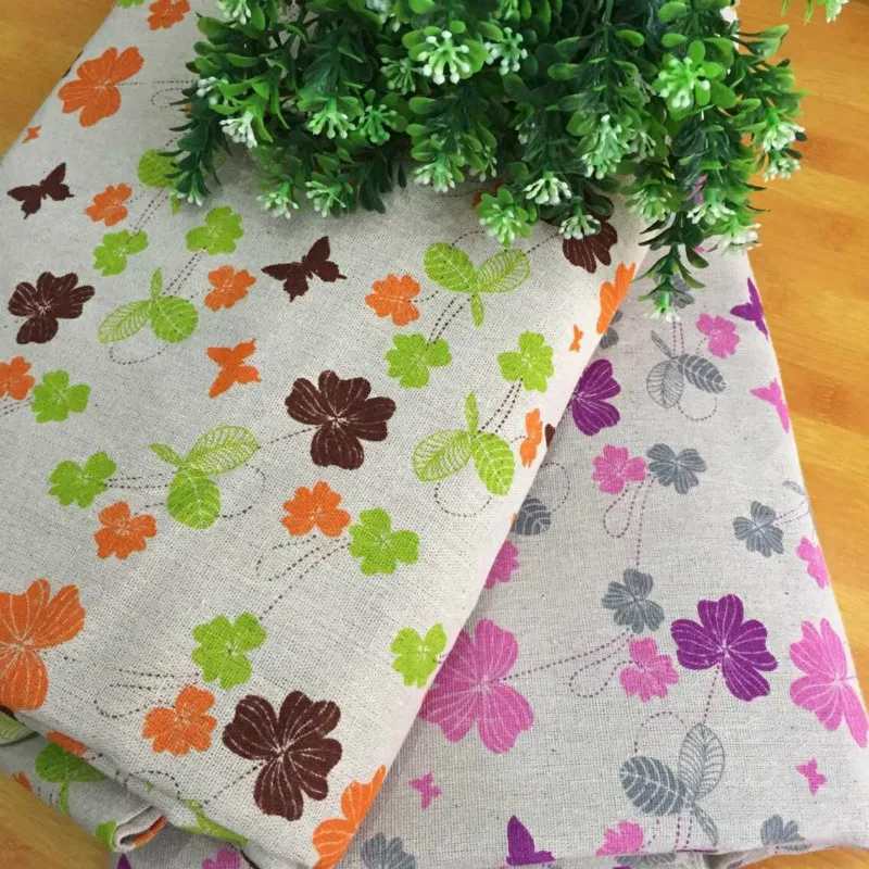 Flower Printed Linen Cotton Fabric Pure Cotton Linen Fabric Beige Canvas Cloth DIY Sewing Tablecloth Textile Decoration Material
Flower Printed Linen Cotton Fabric Pure Cotton Linen Fabric Beige Canvas Cloth DIY Sewing Tablecloth Textile Decoration Material