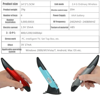 2 in 1 Wireless Air Mouse PPT Laser Pen 2.4G Vertical Mouse For PC Laptop 
2 in 1 Wireless Air Mouse PPT Laser Pen 2.4G Vertical Mouse For PC Laptop