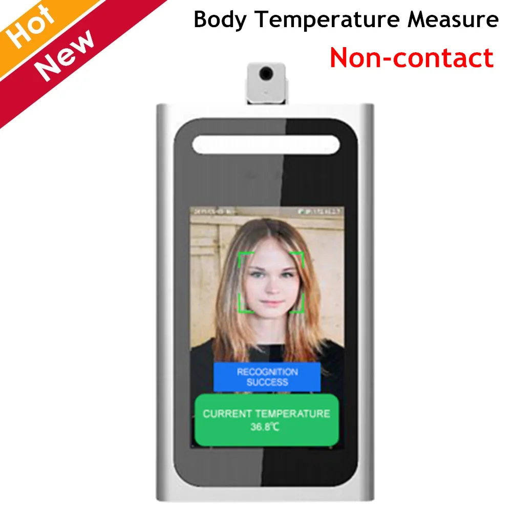 Face recognition and Non-contact Infrared body Temperature Measurement Machine 7 inch Touch Screen Dual Camera Access Control
Face recognition and Non-contact Infrared body Temperature Measurement Machine 7 inch Touch Screen Dual Camera Access Control