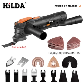 HILDA Electric Oscillating Tool Renovator ToolLithium-ion Cordless Oscillating Multi-Tools Electric Renovator Tools Electric Saw
HILDA Electric Oscillating Tool Renovator ToolLithium-ion Cordless Oscillating Multi-Tools Electric Renovator Tools Electric Saw
