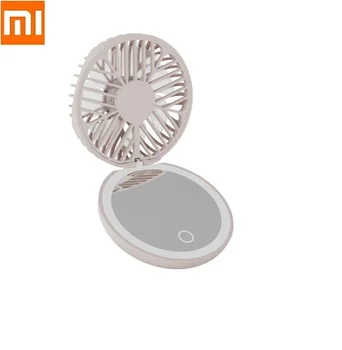 For Xiaomi New portable LED Makeup mirror USB rechargeable Fill Light mirror with mini mute Cooler Fancreative gift
For Xiaomi New portable LED Makeup mirror USB rechargeable Fill Light mirror with mini mute Cooler Fancreative gift
