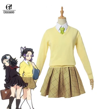 ROLECOS Shinobu Kochou Cosplay Anime Demon Slayer Kimetsu no Yaiba Cosplay Women Uniform School Acedemy Costume
ROLECOS Shinobu Kochou Cosplay Anime Demon Slayer Kimetsu no Yaiba Cosplay Women Uniform School Acedemy Costume