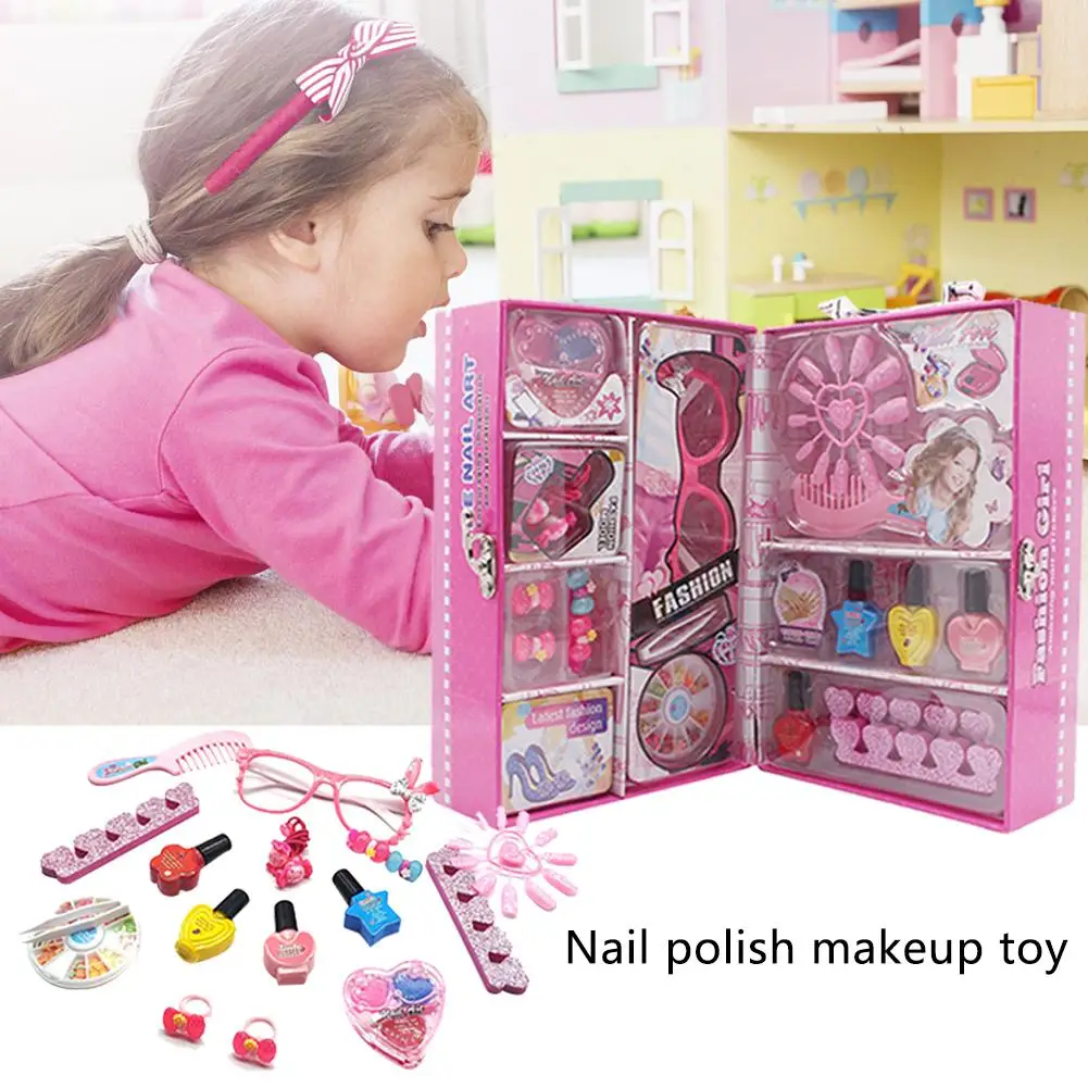 Children's Makeup House Playing Toys Set Non-toxic Water-based Peelable Nail Polish Princess Cosmetic Gift Travel Box
Children's Makeup House Playing Toys Set Non-toxic Water-based Peelable Nail Polish Princess Cosmetic Gift Travel Box