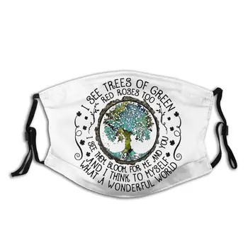 I See Trees Of Green Red Roses Too Non-Disposable Face Mask with Filter Dustproof Mask Respirator Mouth Muffle
I See Trees Of Green Red Roses Too Non-Disposable Face Mask with Filter Dustproof Mask Respirator Mouth Muffle