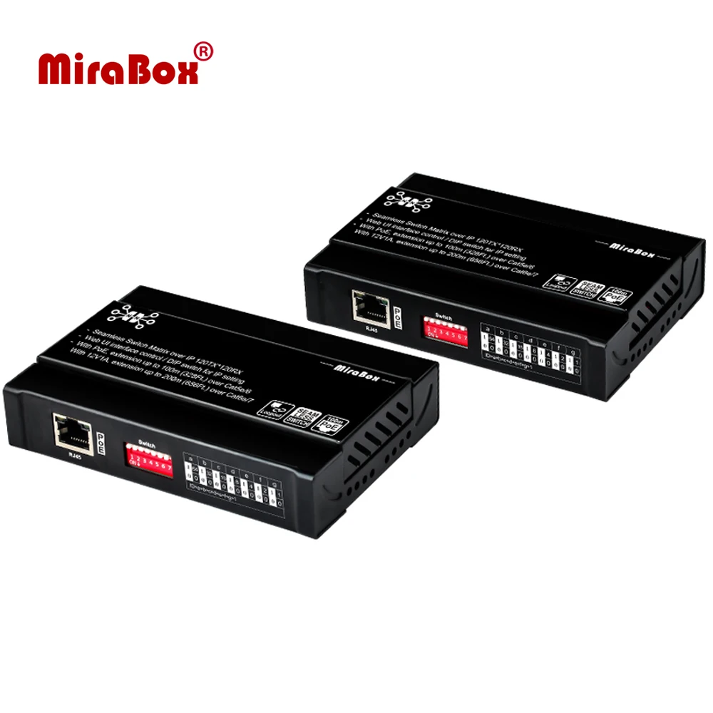 OEM Mirabox 100m PoE HDMI Over IP Matrix Extender 1080P With HDMI Loopout HDMI Extender
OEM Mirabox 100m PoE HDMI Over IP Matrix Extender 1080P With HDMI Loopout HDMI Extender