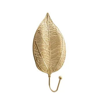 Nordic Luxury Leaf Shaped Hook Purse Coat Rack Key Hanger Wall Hanging Decor 
Nordic Luxury Leaf Shaped Hook Purse Coat Rack Key Hanger Wall Hanging Decor
