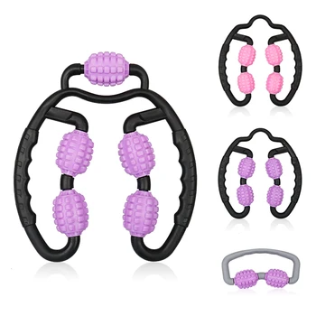 4/5 Wheel U Shape Trigger Point Massage Roller for Arm Leg Neck Muscle Tissue for Fitness Gym Yoga Pilates Sports Face Lift Tool
4/5 Wheel U Shape Trigger Point Massage Roller for Arm Leg Neck Muscle Tissue for Fitness Gym Yoga Pilates Sports Face Lift Tool