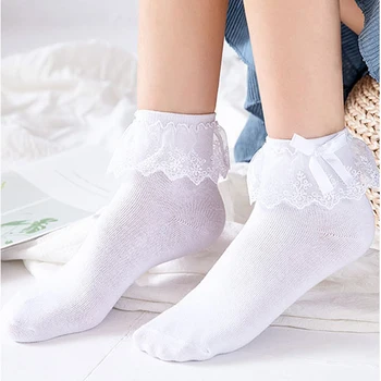 Women Sweet Retro Lace Short Socks Lolita Ruffle Decor Princess Socks Girls Harajuku Soft Comfortable Solid Color Ankle Socks
Women Sweet Retro Lace Short Socks Lolita Ruffle Decor Princess Socks Girls Harajuku Soft Comfortable Solid Color Ankle Socks