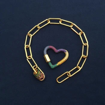 VA-103 s925 sterling silver February new colorful heart-shaped love bracelet female summer colorful personality wild bracelet
VA-103 s925 sterling silver February new colorful heart-shaped love bracelet female summer colorful personality wild bracelet