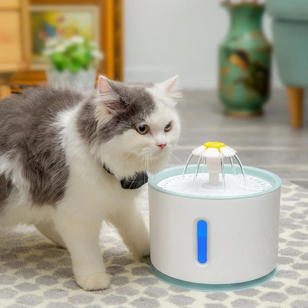 Hot Automatic Pet Cat Water Fountain LED Electric USB Dog Cat Pet Mute Drinker Feeder Bowl 2.4L Pet Drinking Fountain Dispenser
Hot Automatic Pet Cat Water Fountain LED Electric USB Dog Cat Pet Mute Drinker Feeder Bowl 2.4L Pet Drinking Fountain Dispenser